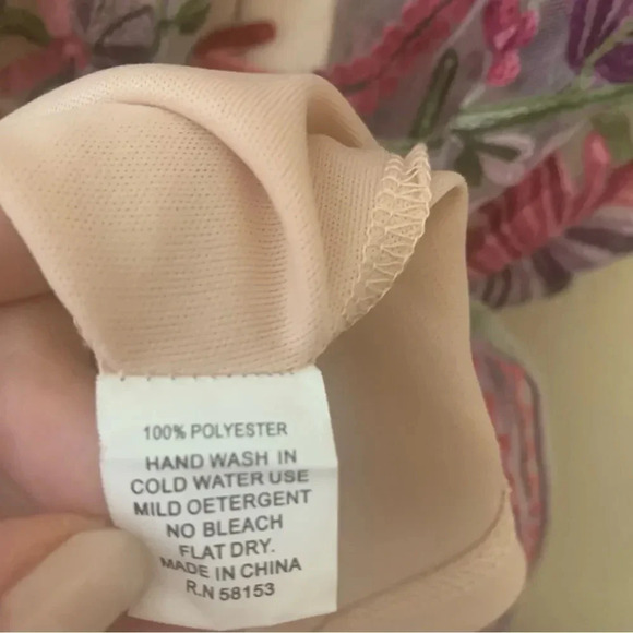 Raga In the Fields Purple Embroidered Dress Size Medium NWT New - Picture 14 of 15